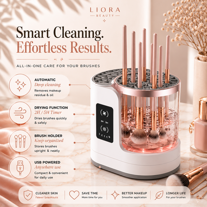Liora Beauty™ 3-in-1 Makeup Brush Cleaner