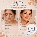 Liora Beauty™ Effortless Magnetic Lashes Kit | No-Glue Reusable Eyelashes