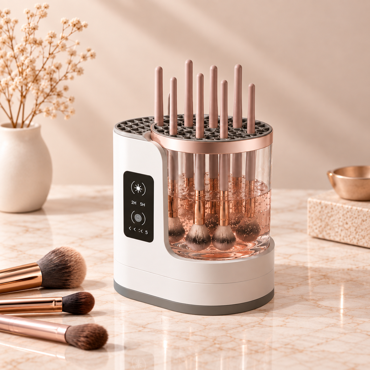 Liora Beauty™ 3-in-1 Makeup Brush Cleaner